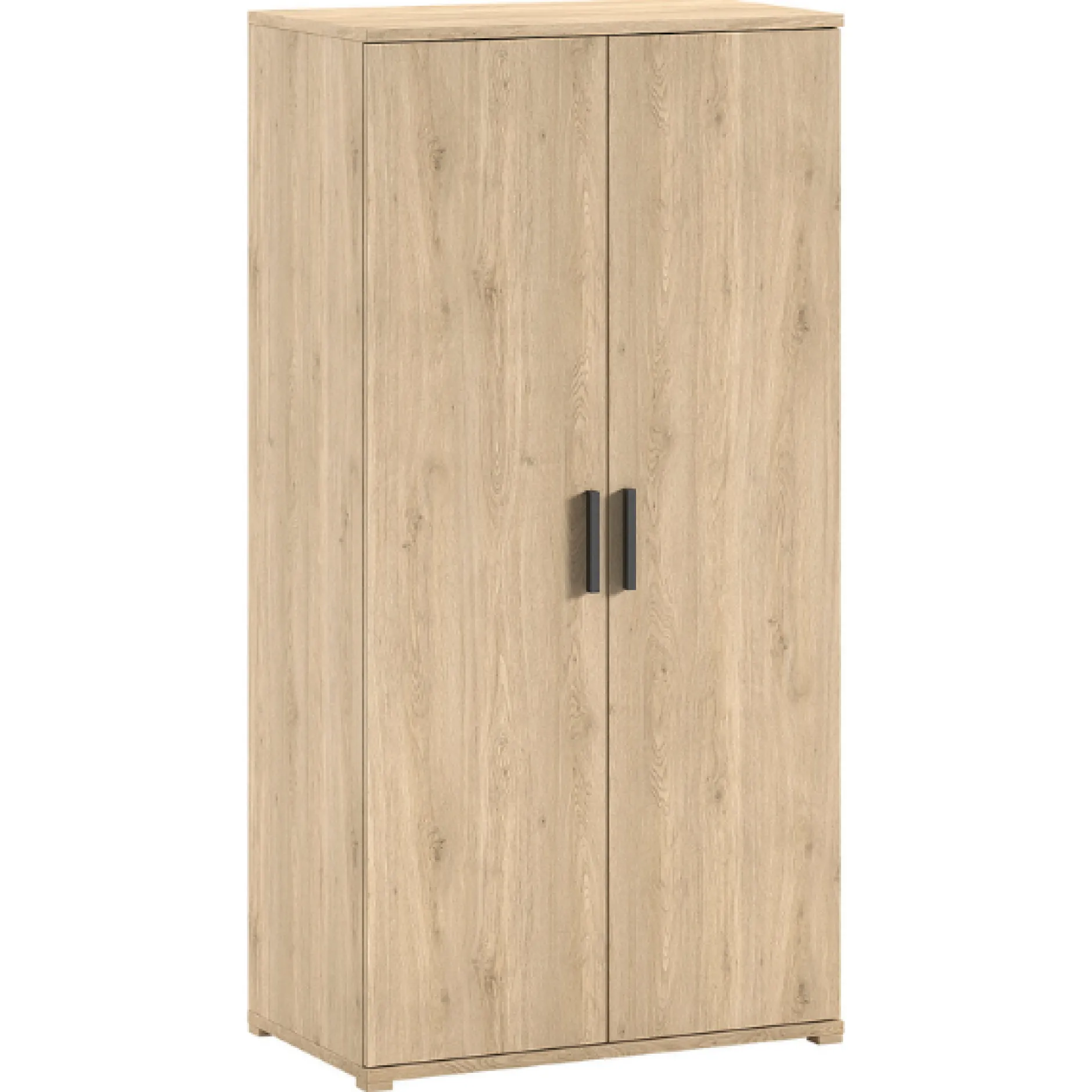 SammieJugendzimmer : Bett 90x200cm, Nachttisch, Kleiderschrank - Eiche Dekor