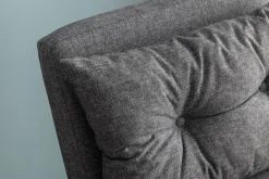 Sando 1-Sitzer-Schlafsofa | Metallrahmen | Hellgrau