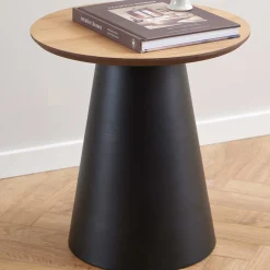 Sarina Couchtisch Ø45cm - Eiche furniert