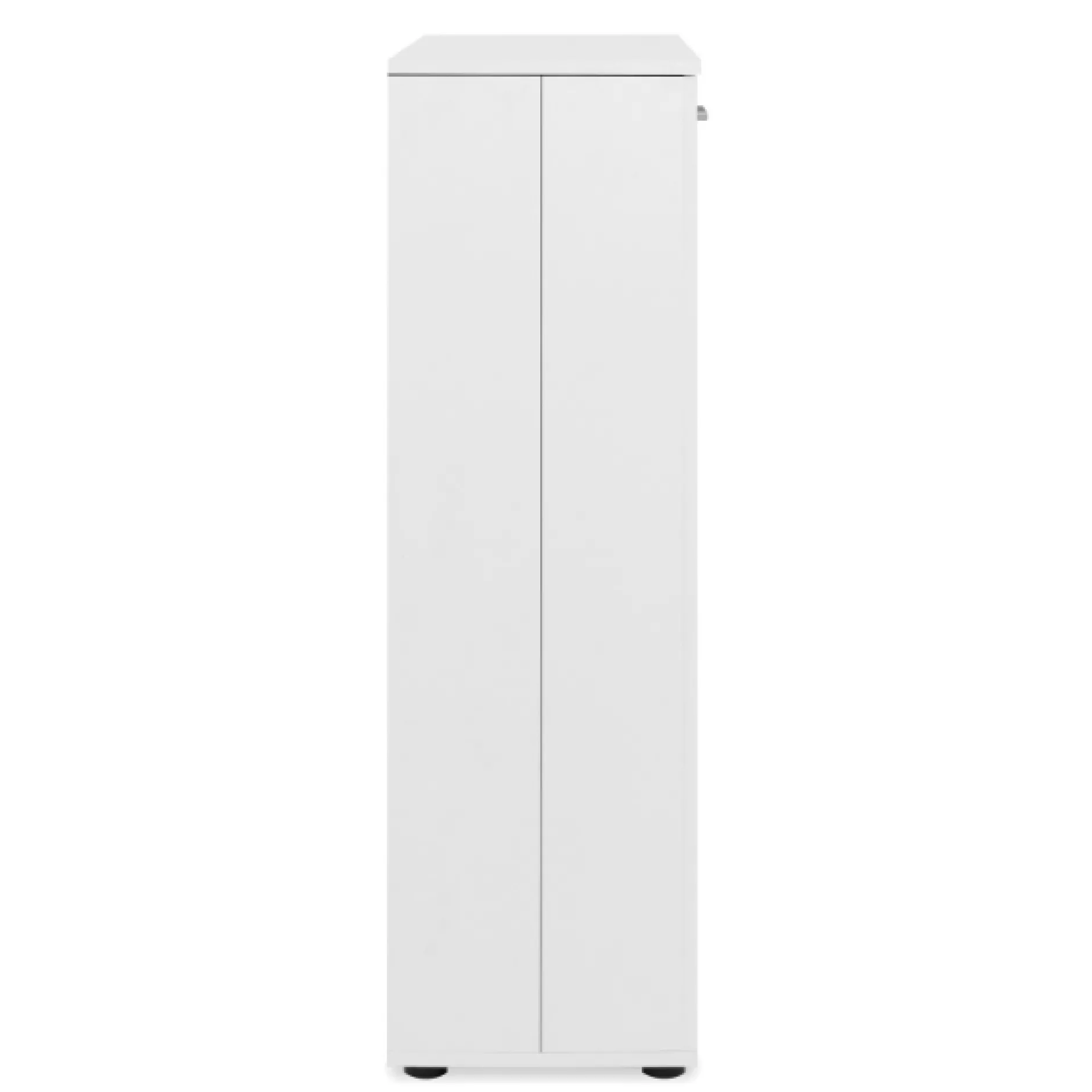 Satinweißer Schuhschrank