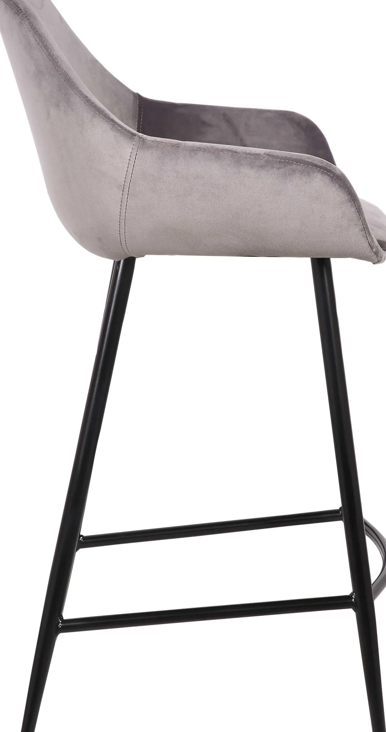 Satz von 2 Barhockern Amman 65cm - grau