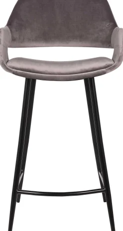 Satz von 2 Barhockern Erika 65cm - grau