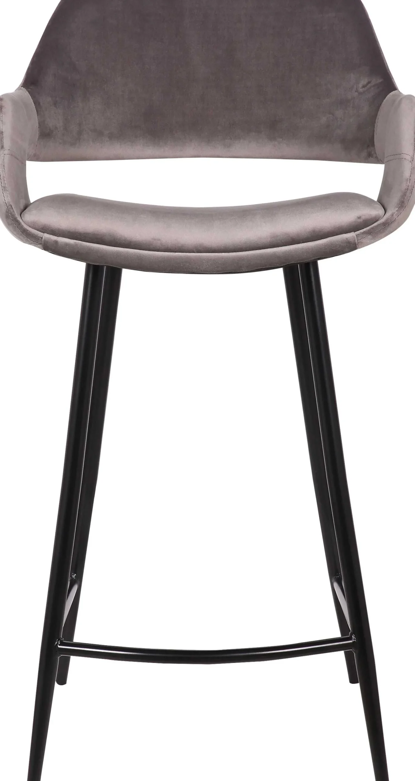 Satz von 2 Barhockern Erika 65cm - grau