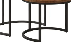 Satz von 2 Couchtischen Gaja-Magnolienholz