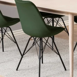 Schalensitz Irma aus Samt - waldgrün/schwarz
