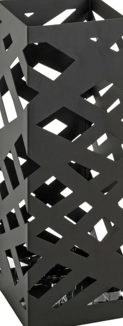 Schirmständer | 16 x 16 x 48 cm | Schwarz