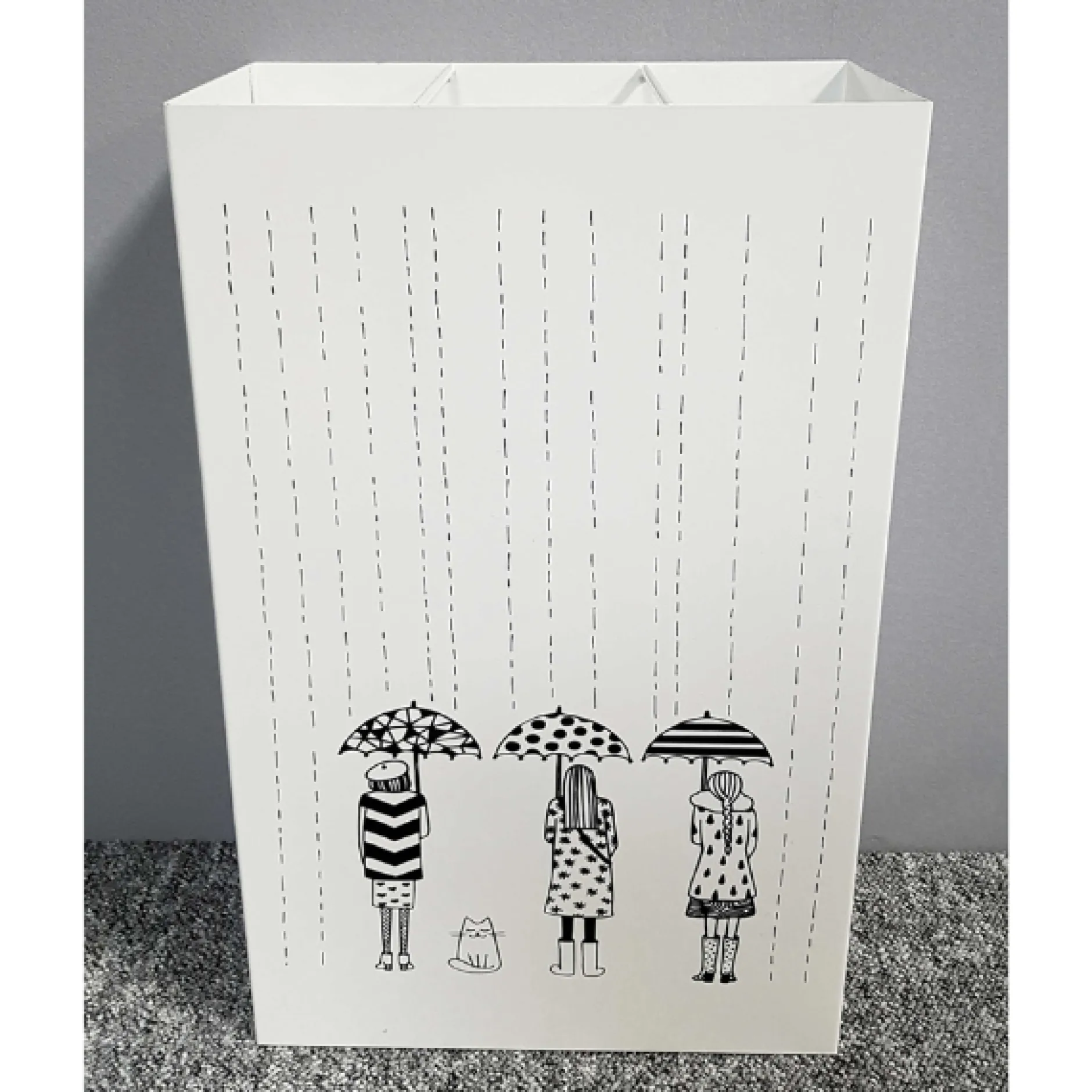 Schirmständer | 30 x 16 x 48 cm | Weiß