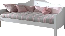 Schlafsofa Amori 90x200cm (inkl. Lattenrost) mit Bettkasten 90x200 cm - weiß
