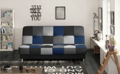 Schlafsofa Massimo | 90 x 190 cm | Blau