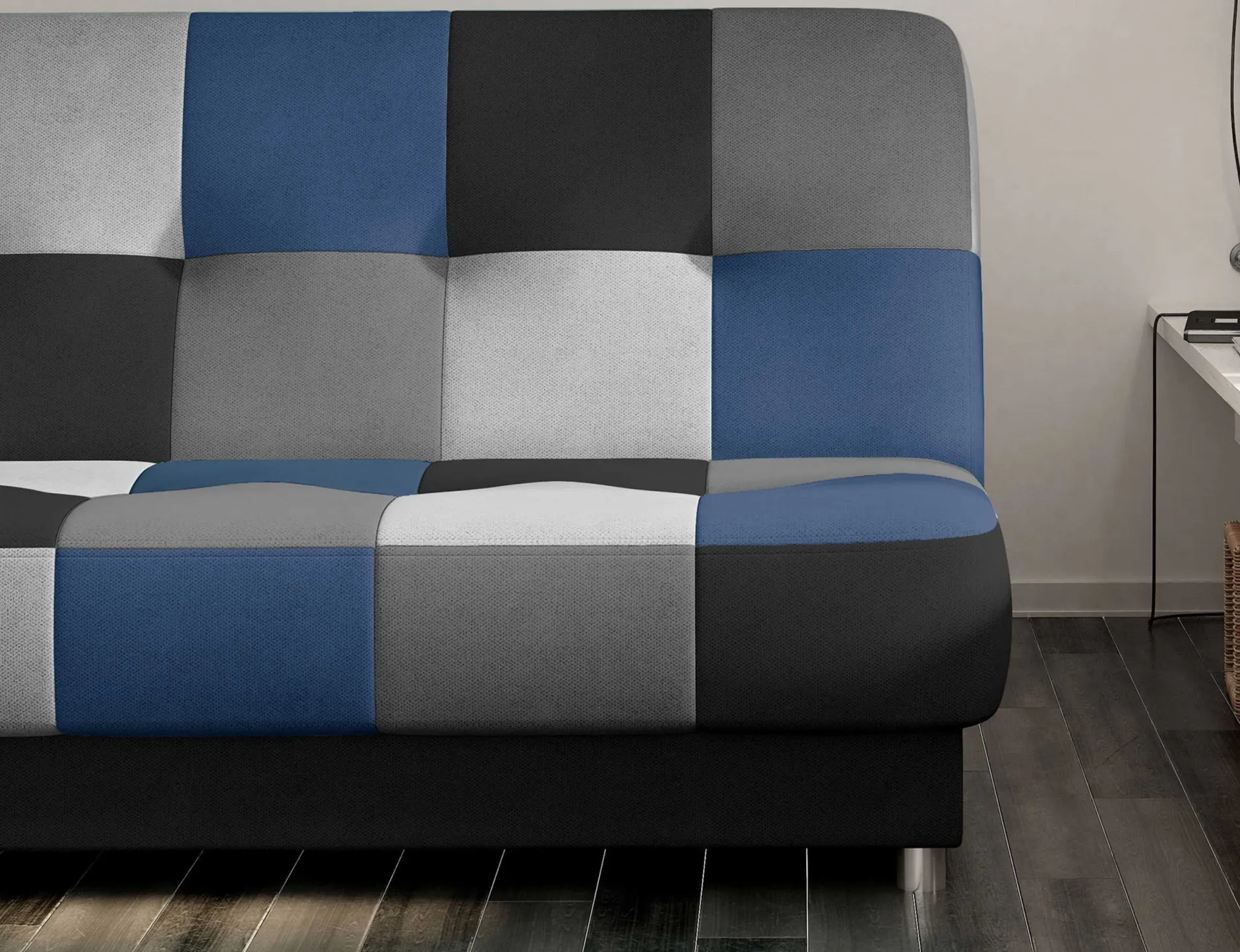 Schlafsofa Massimo | 90 x 190 cm | Blau