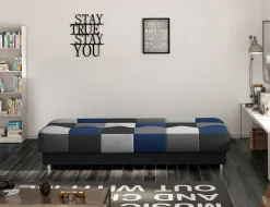 Schlafsofa Massimo | 90 x 190 cm | Blau
