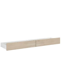Schlafzimmerset Escale | Französisches Bett, Nachttischschubladen-Set