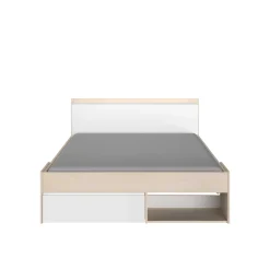 Schlafzimmer-Set Most | Doppelbett mit Stauraum, Kleiderschrank