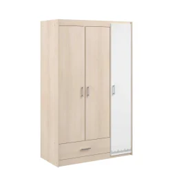Schlafzimmer-Set Most | Doppelbett mit Stauraum, Kleiderschrank