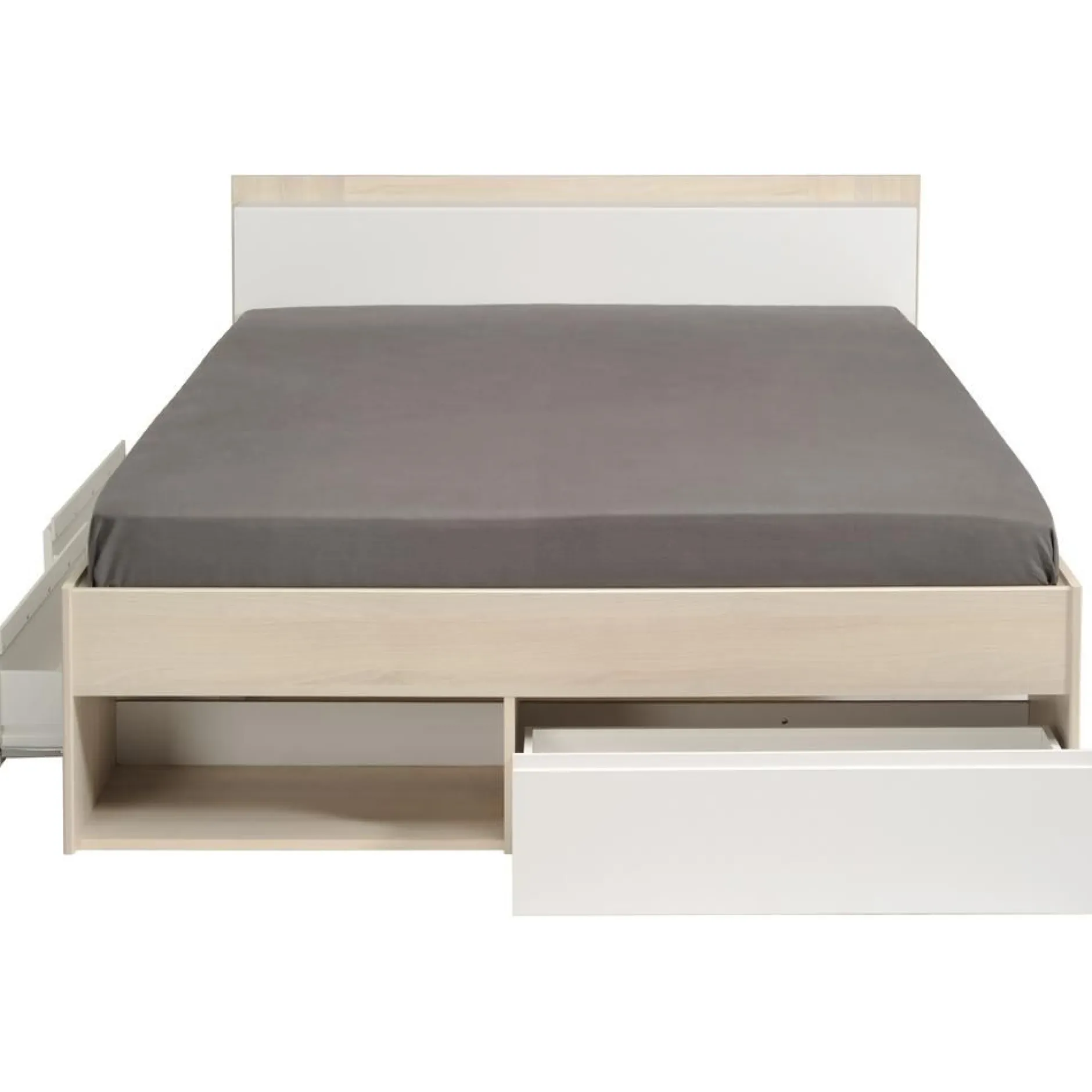 Schlafzimmer-Set Most | Doppelbett, Kleiderschrank, Schreibtisch