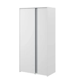 Schlafzimmerset Rue | Einzelbett, Nachttisch, Nachttisch, Kleiderschrank