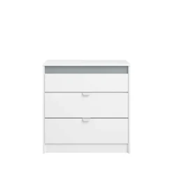 Schlafzimmerset Rue | Halbhochbett, Kleiderschrank, Kommode und Schreibtisch