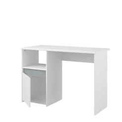 Schlafzimmerset Rue | Halbhochbett, Kleiderschrank, Kommode und Schreibtisch