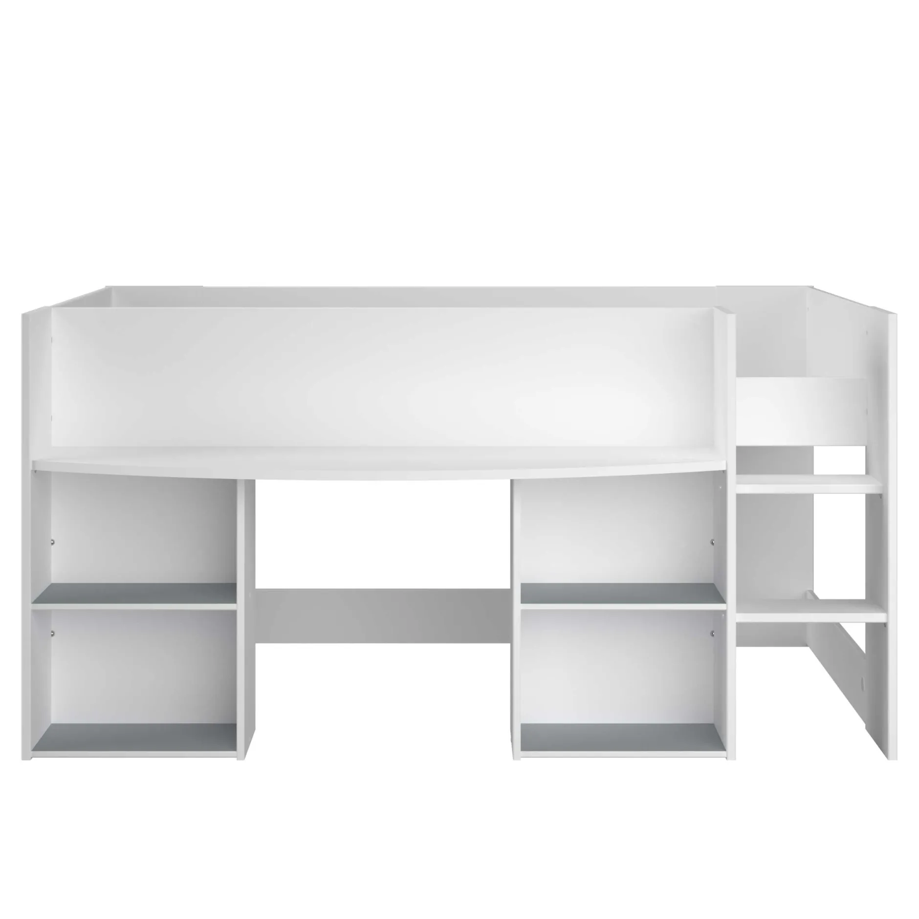 Schlafzimmerset Rue | Halbhohes Bett und Kleiderschrank