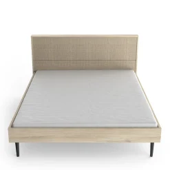 Schlafzimmerset Sayuri | Doppelbett, Nachttisch, Kleiderschrank, Kommode | Kronberg Oak Design