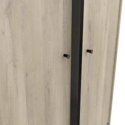 Schlafzimmerset Sayuri | Queen Bett, Nachttisch, Kleiderschrank, Kommode | Kronberg Oak Design