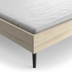 Schlafzimmerset Sayuri | Queen Bett, Nachttisch, Kleiderschrank, Kommode | Kronberg Oak Design
