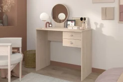 Schminktisch Betty mit Spiegel - Eiche