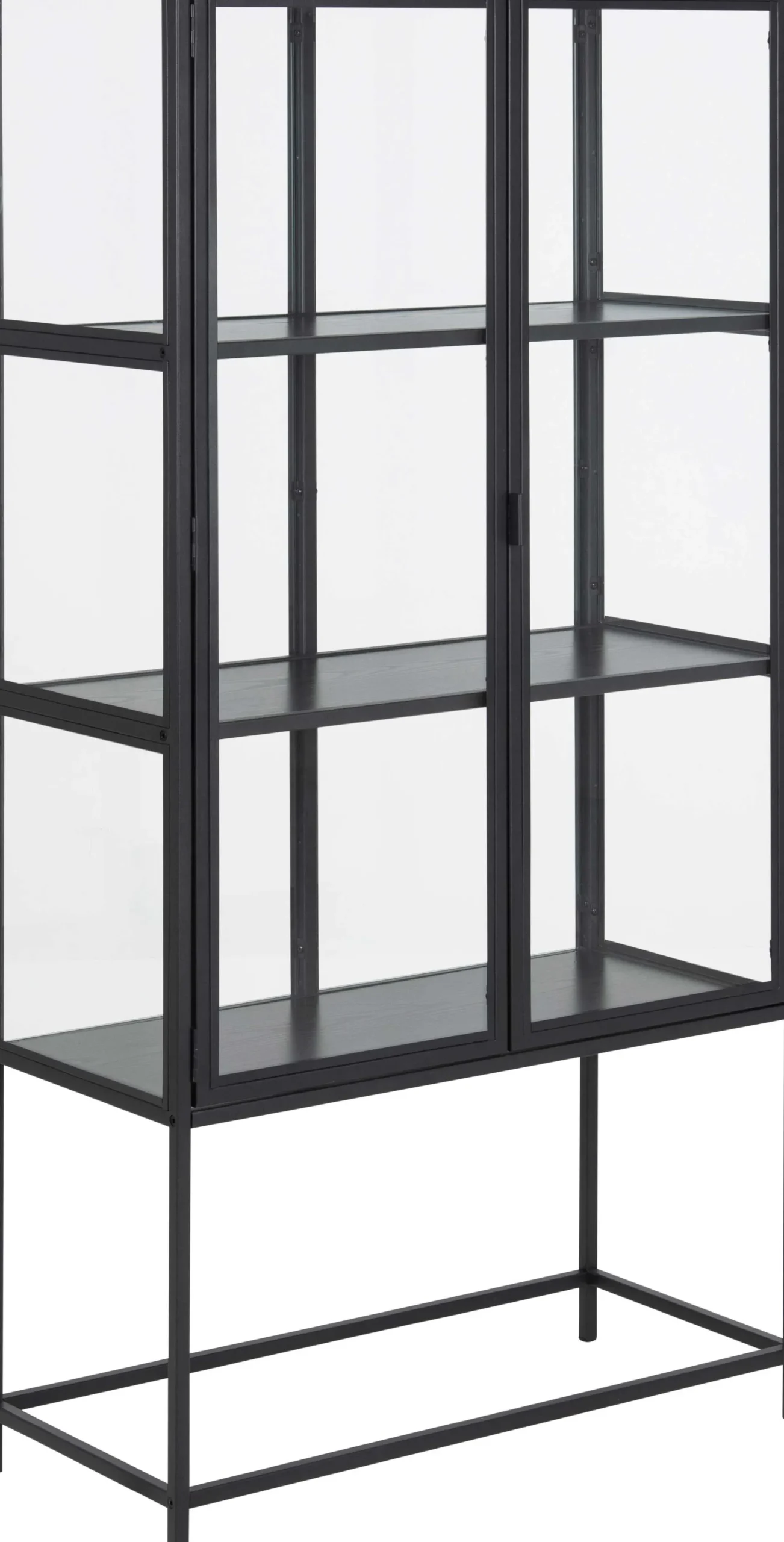 Schrank Dover 150cm 2 Türen - schwarz