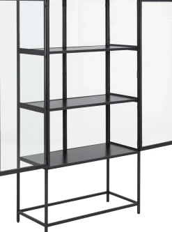 Schrank Dover 150cm 2 Türen - schwarz