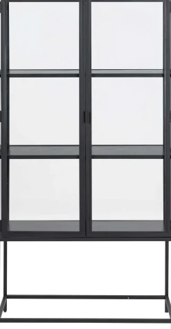 Schrank Dover 150cm 2 Türen - schwarz