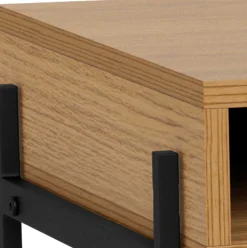 Schreibtisch Angèle 110cm 1 Tür - Wildeiche