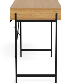 Schreibtisch Angèle 110cm 1 Tür - Wildeiche