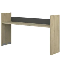 Schreibtisch auf Rädern Portia 175x40x97 - Eiche/anthrazit