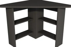 Schreibtisch Corner - 100% MELAMINE - Anthrazit - 80 x 73,8 x 80 cm