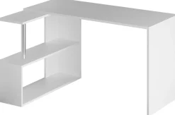 Schreibtisch Gelincik - 100% MELAMINE - Weiß - 130 x 74 x 94 cm
