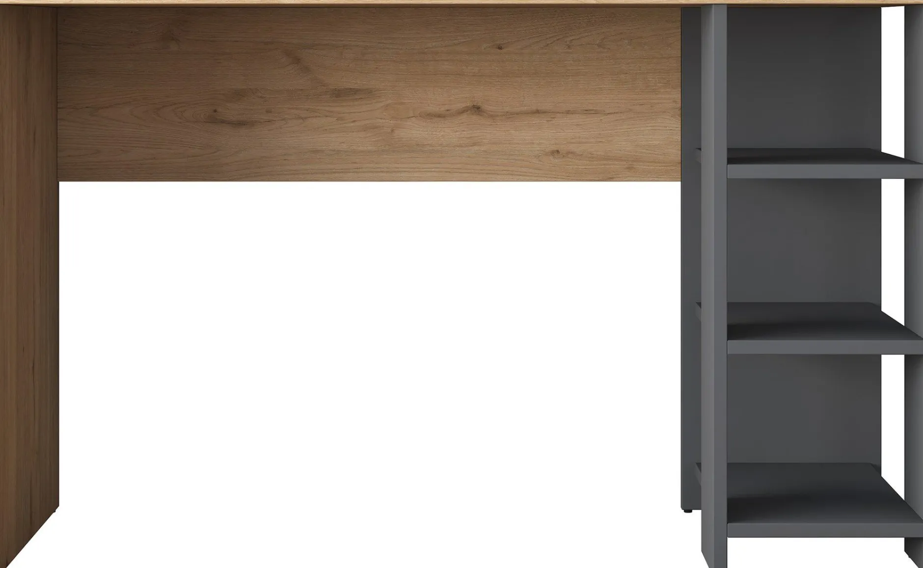 Schreibtisch HA108 - 100% MELAMINE - Nussbaum - 120 x 73,8 x 45 cm