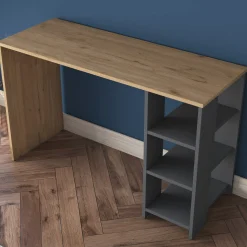 Schreibtisch HA108 - 100% MELAMINE - Nussbaum - 120 x 73,8 x 45 cm