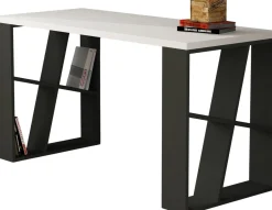 Schreibtisch Honey - 100% MELAMINE - Weiß - 140 x 75 x 60 cm