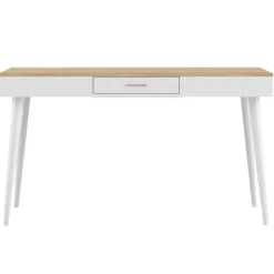 Schreibtisch Horizon 134cm - Eiche/Weiß