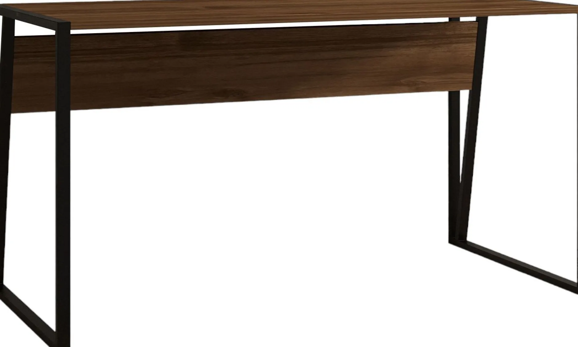 Schreibtisch Kemer - 100% MELAMINE - Nussbaum - 140 x 74 x 70 cm