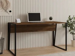 Schreibtisch Kemer - 100% MELAMINE - Nussbaum - 140 x 74 x 70 cm
