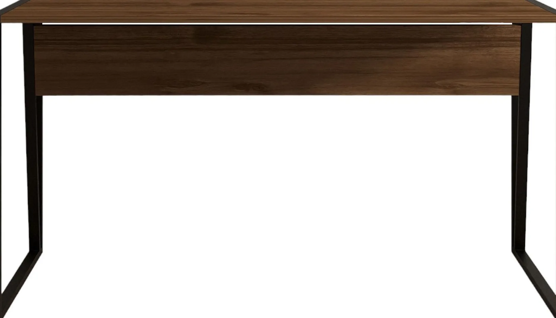 Schreibtisch Kemer - 100% MELAMINE - Nussbaum - 140 x 74 x 70 cm