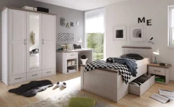 Schreibtisch Larnaca 141cm mit 1 Schublade - weiß