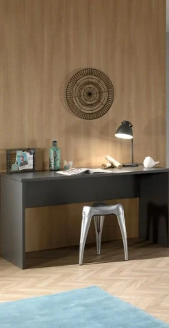 Schreibtisch London 140cm - anthrazit