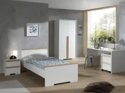 Schreibtisch London 140cm - weiß
