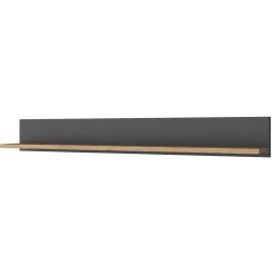 Schreibtisch mit Bücherregal HA125 - 100% MELAMINE - Nussbaum - 160 x 161,8 x 45 cm