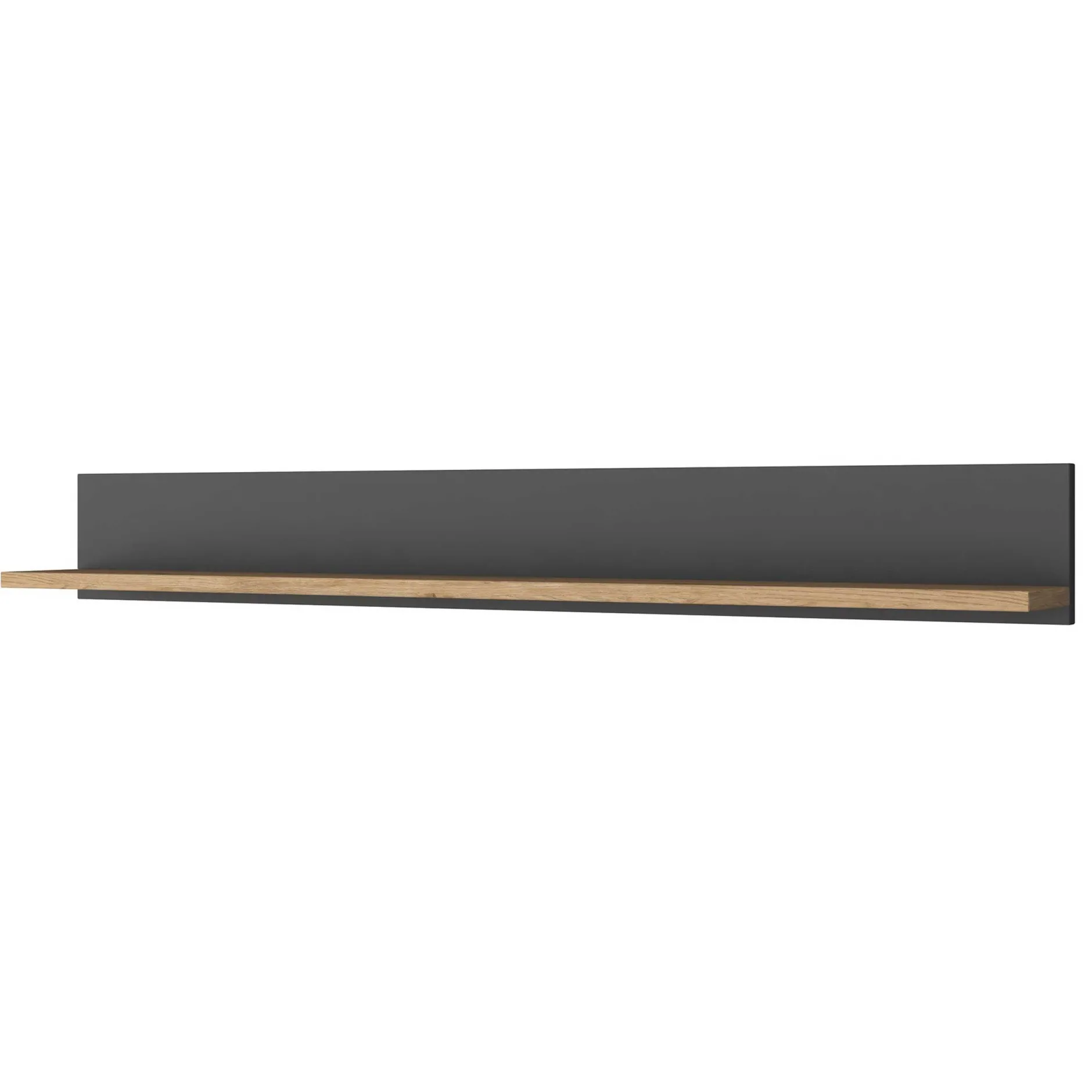 Schreibtisch mit Bücherregal HA125 - 100% MELAMINE - Nussbaum - 160 x 161,8 x 45 cm