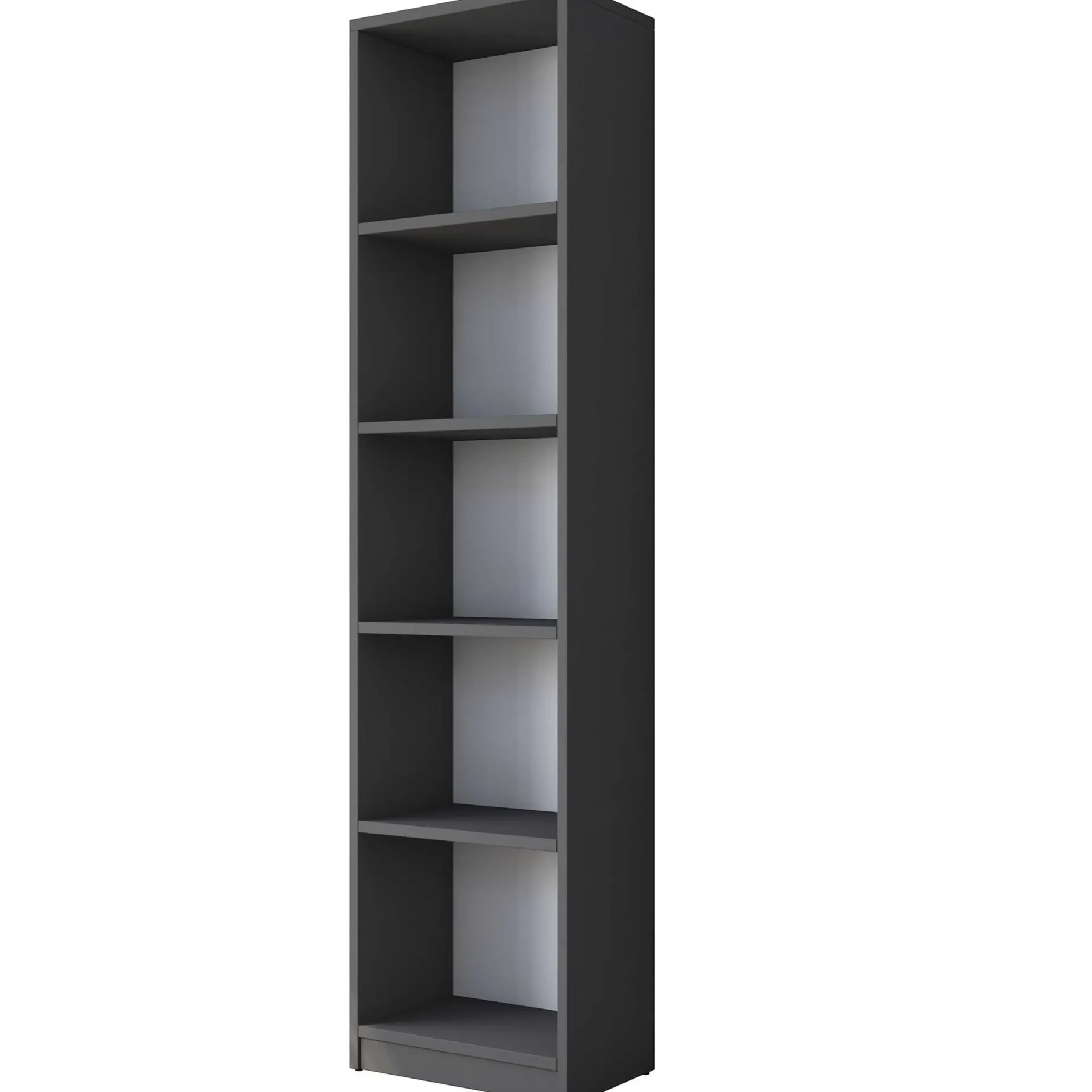 Schreibtisch mit Bücherregal HA125 - 100% MELAMINE - Nussbaum - 160 x 161,8 x 45 cm