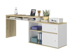 Schreibtisch Modula | 203 x 45 x 76 cm | Weiß