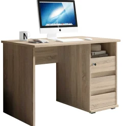 Schreibtisch Primos 110cm mit 3 Schubladen - Eiche